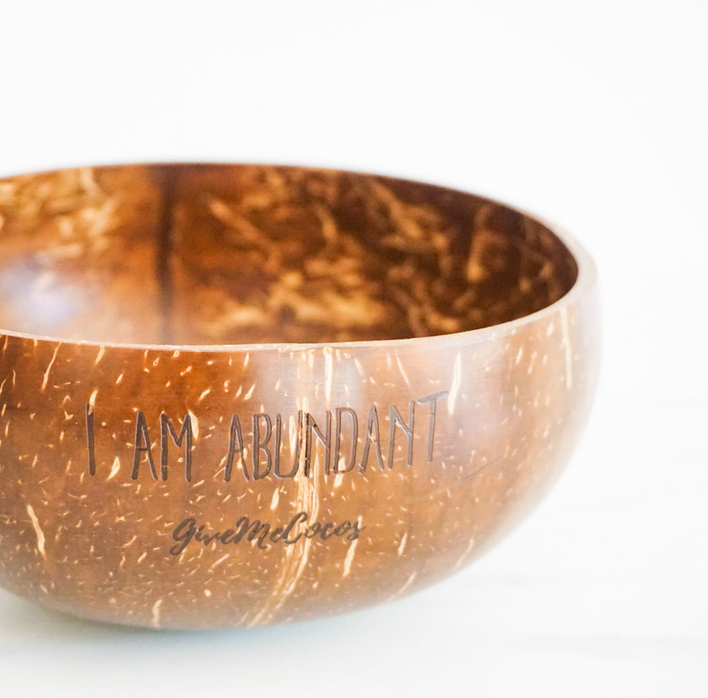 Affirmations Coconut Bowls Collection- GiveMeCocos